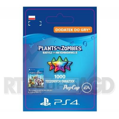 Plants vs. Zombies: Battle for Neighborville 1000 tęczowych gwiazdek [kod aktywacyjny] PS4