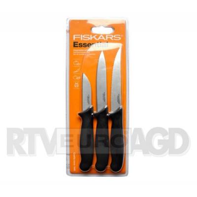 Fiskars 1023785 Essential - zestaw 3 noży do warzyw