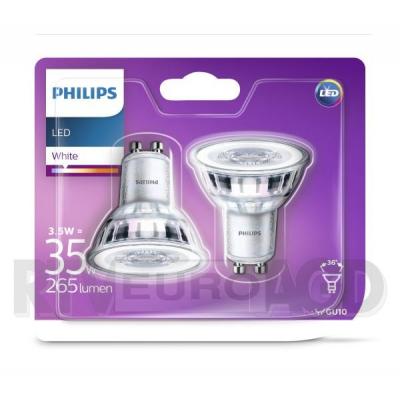 Philips LED Reflektor punktowy 3,5 W (35 W) GU10 2 szt.
