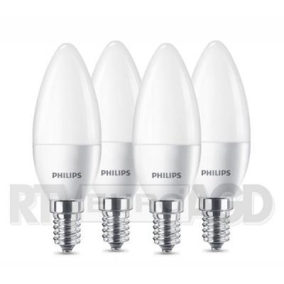 Philips LED Świeczka 5,5 W (40 W) E14 4 szt.
