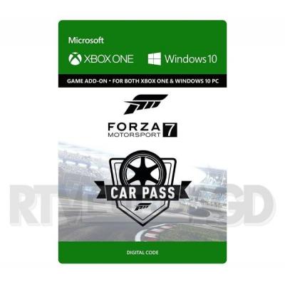Forza Motorsport 7 - Car Pass [kod aktywacyjny] Xbox One