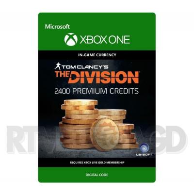 Tom Clancy's The Division - 2400 Premium Credits [kod aktywacyjny] Xbox One