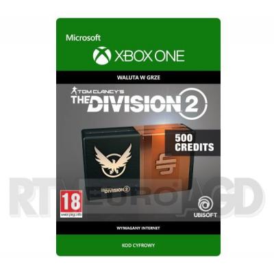 Tom Clancy's The Division 2 - Pakiet 500 Kredytów [kod aktywacyjny] Xbox One