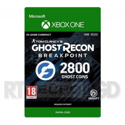 Tom Clancy's Ghost Recon: Breakpoint 2800 Ghost Coins [kod aktywacyjny] Xbox One