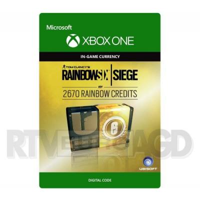 Tom Clancy's Rainbow Six Siege - 2670 Rainbow Six Credits [kod aktywacyjny] Xbox One