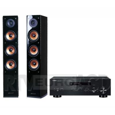 Yamaha MusicCast R-N303D (czarny), Pure Acoustic NOVA 8 (czarny)