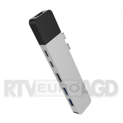 Hyper HyperDrive NET 6-in-2 Hub dla USB-C MacBook Pro (srebrny)