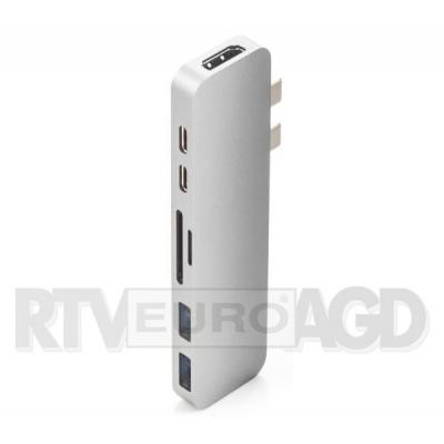 Hyper HyperDrive DUO Hub USB-C dla MacBook Pro (srebrny)