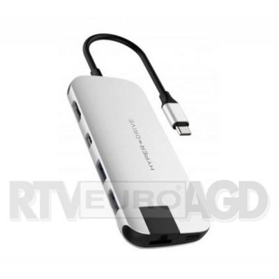 Hyper HyperDrive SLIM 8-in-1 USB-C Hub (srebrny)