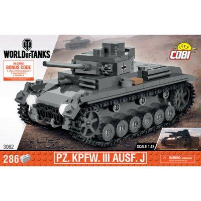 Klocki COBI World of Tanks - podstawowy niemiecki czołg średni Panzerkampfwagen III Ausf. J 3062