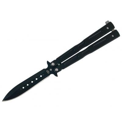 Nóż składany motylek joker inox 10 cm black (jkr493)