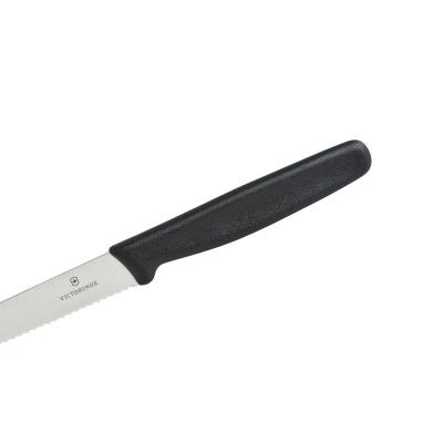 Nóż kuchenny victorinox standard paring black z falistym ostrzem (5.0733)