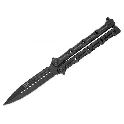 Nóż składany motylek joker aluminio hoja 10,5 cm black (jkr448)