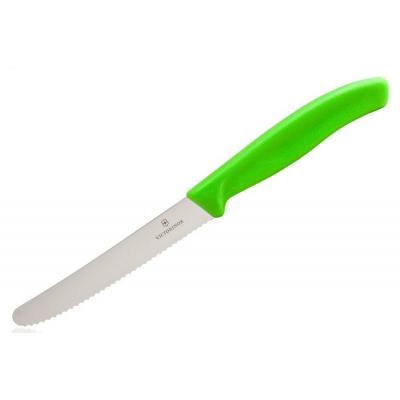 Nóż kuchenny victorinox swissclassic pikutek - do warzyw, wędlin i owoców (6.7836.l114) - seledynowy