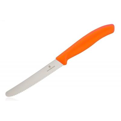 Nóż kuchenny victorinox swissclassic pikutek - do warzyw, wędlin i owoców (6.7836.l119) - pomarańczowy