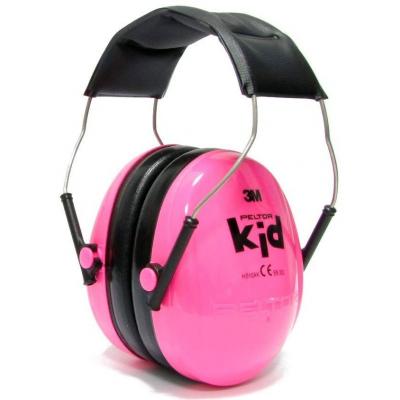 Słuchawki peltor kid, różowe, ochronniki słuchu (h510ak-442-re)
