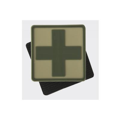 Emblemat helikon medyk pvc beż-khaki