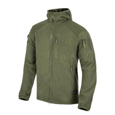 Bluza helikon alpha hoodie - grid fleece - olive green - s (bl-alh-fg-02-b03)