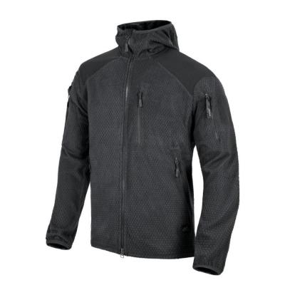 Bluza helikon alpha hoodie - grid fleece - czarny-black - l (bl-alh-fg-01-b05)