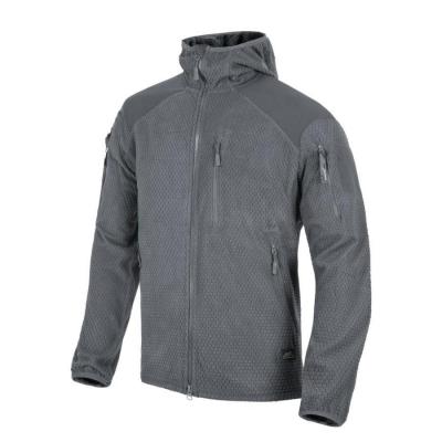 Bluza helikon alpha hoodie - grid fleece - shadow grey - s (bl-alh-fg-35-b03)