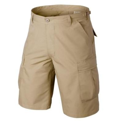 Krótkie spodnie bdu - cotton ripstop - beż-khaki - l (sp-bdk-cr-13-b05)