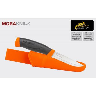 Nóż morakniv companion f serrated stainless steel pomarańczowy