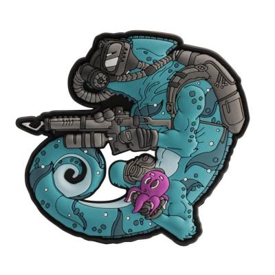 Emblemat helikon chameleon diver - blue/black a (od-cdv-rb-6501a)
