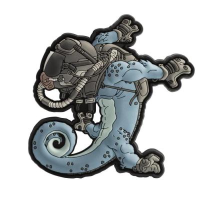 Emblemat helikon halo chameleon blue/black a (od-cha-rb-6501a)