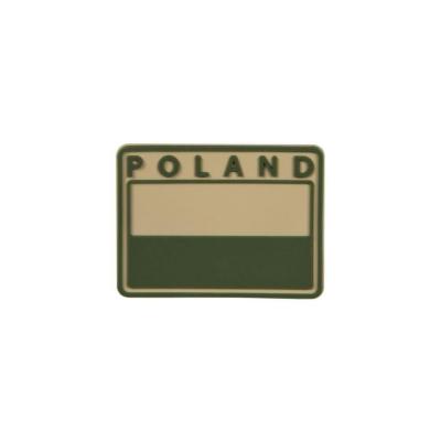Emblemat helikon flaga pl gaszona poland - pvc (od-fp4-rb-02)