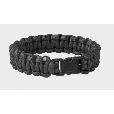 Bransoletka helikon survival bracelet paracord – czarny-black