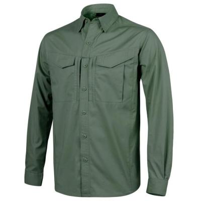 Koszula defender mk2 long sleeve - polycotton ripstop - olive green - medium (ko-df2-pr-02-b04)