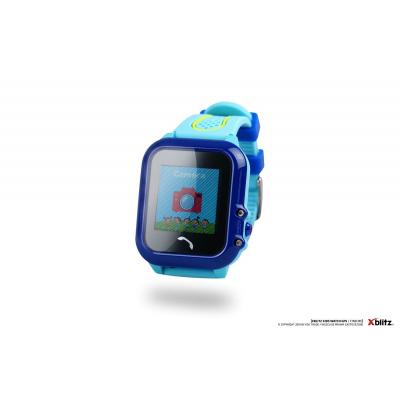 Xblitz find me zegarek dziecięcy gps/sim niebieski (xbl-bab-zd001)
