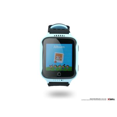 Xblitz watch me zegarek dziecięcy gps/sim niebieski (xbl-bab-zd005)