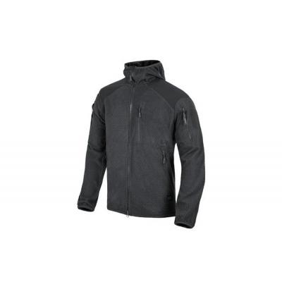 Bluza helikon alpha hoodie - grid fleece - czarna r. l-regular