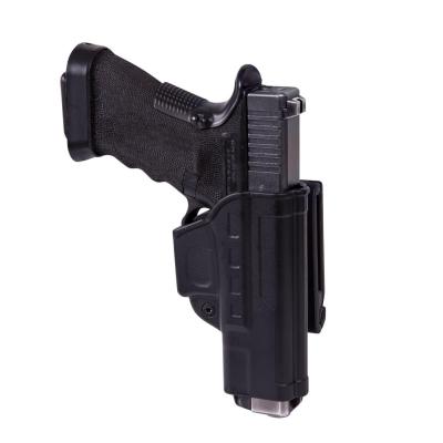 Kabura pistoletowa fast draw holster for glock 17 with belt clip - military grade polymer - czarna (kb-cfg-mp-01)