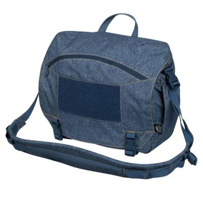 Torba urban courier bag large - nylon - melange blue (tb-ucl-nl-m2)