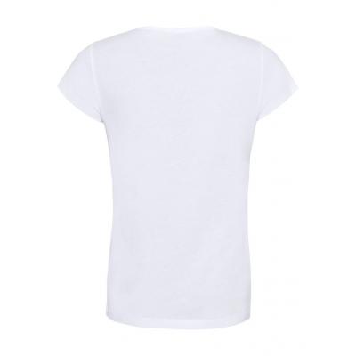 T-shirt z nadrukiem bonprix biały