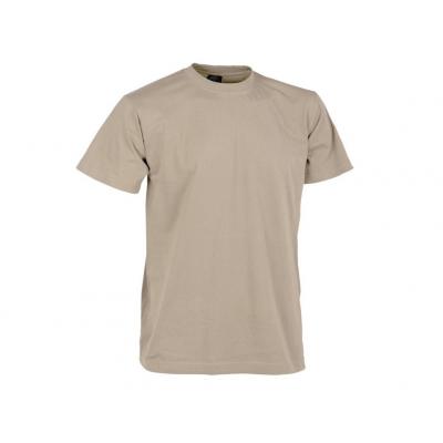 T-shirt helikon bawełna - beż-khaki  (ts-tsh-co-13)