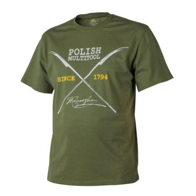 T-shirt helikon (polish multitool) - bawełna - u.s. green (ts-pmt-co-29)