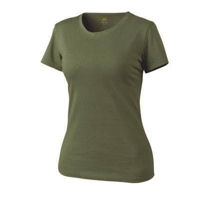 T-shirt damski - bawełna - olive green - s (ts-tsw-co-02-b03)