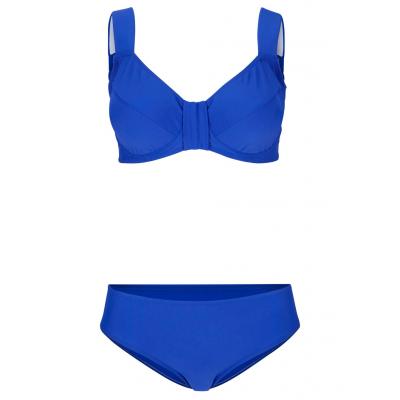 Bikini minimizer na fiszbinach (2 części) bonprix niebieski