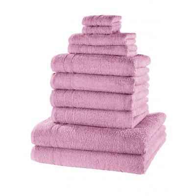 Komplet ręczników (10 części) bonprix dymny lila