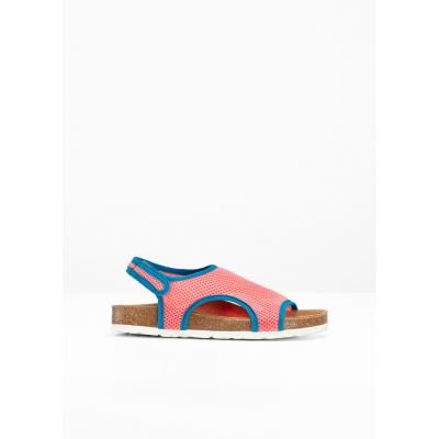 Wygodne sandały bonprix różowo-niebieski