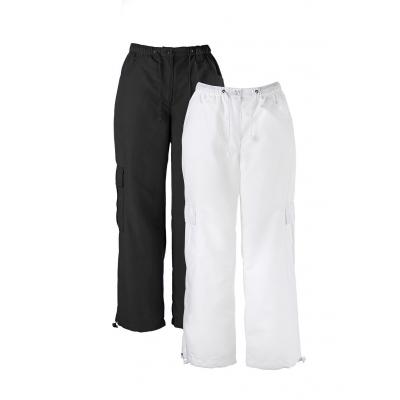 Spodnie 7/8 (2 pary) bonprix czarny + biały