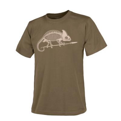 Koszulka t-shirt  helikon chameleon skeleton coyote (ts-skc-co-11)