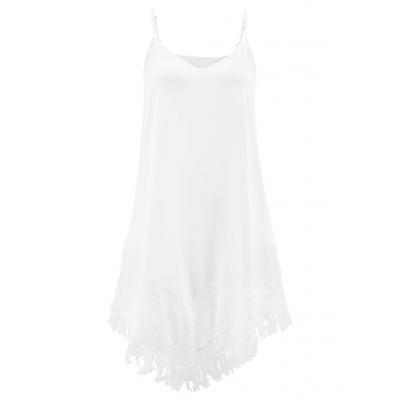Sukienka plażowa bonprix biały