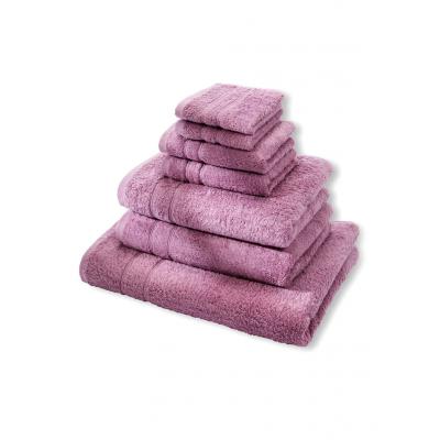 Komplet ręczników "deluxe" (7 części) bonprix dymny lila