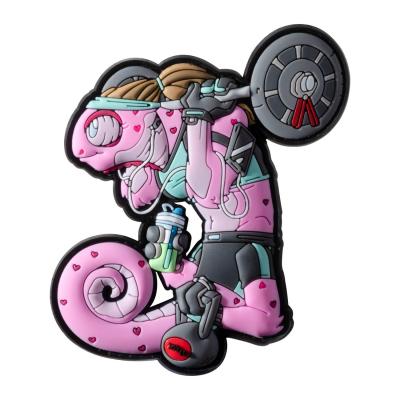 Emblemat chameleon fit girl - różowy (od-cpg-rb-68)