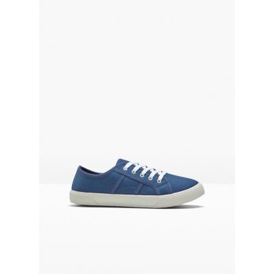 Sneakersy bonprix niebieski dżins