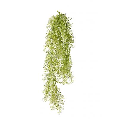 Sztuczna roślina pnąca z małymi kwiatami bonprix zielono-biały